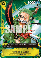 Carte One Piece Roronoa Zoro P-042 P PROMO