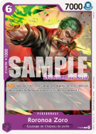 Carte One Piece Roronoa Zoro P-045 P PROMO 1