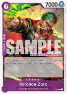 Carte One Piece Roronoa Zoro P-045 P PROMO 2