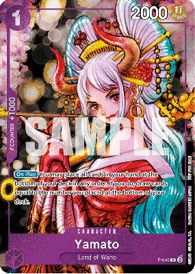 Carte One Piece Yamato P-046 P PROMO