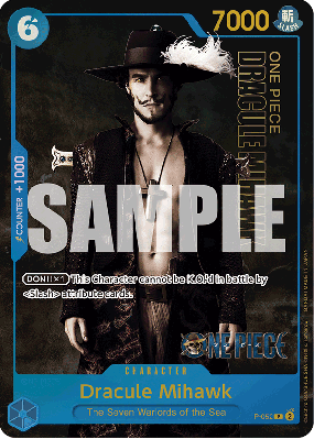 Carte One Piece Dracule Mihawk P-052 P PROMO 2