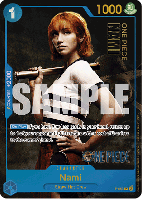 Carte One Piece Nami P-053 P PROMO 2