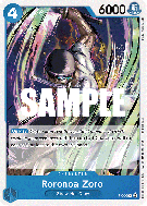 Carte One Piece Roronoa Zoro P-056 P PROMO 1