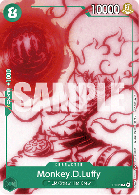 Carte One Piece Monkey D. Luffy P-061 P PROMO