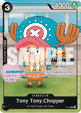 Carte One Piece Tony Tony Chopper P-065 P PROMO 3