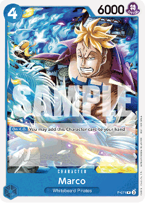 Carte One Piece Marco P-071 P PROMO