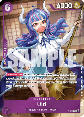 Carte One Piece Ulti P-077 P PROMO 1