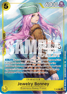 Carte One Piece Jewelry Bonney P-085 P PROMO 2