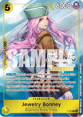 Carte One Piece Jewelry Bonney P-085 P PROMO 3