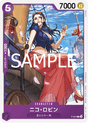 Carte One Piece Nico Robin P-087 P PROMO