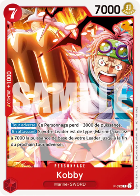 Carte One Piece Kobby P-092 P PROMO 1