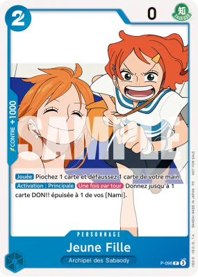 Carte One Piece Jeune Fille P-096 P PROMO 1