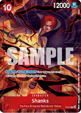 Carte One Piece Shanks P-097 P PROMO