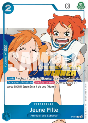 Carte One Piece Jeune Fille P-096 P PROMO 2