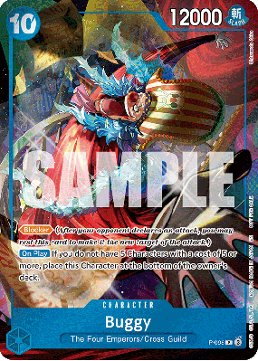 Carte One Piece Buggy P-098 P PROMO