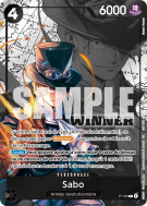 Carte One Piece Sabo P-105 P PROMO 3