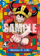 Carte One Piece Monkey D. Luffy P-110 P PROMO 1