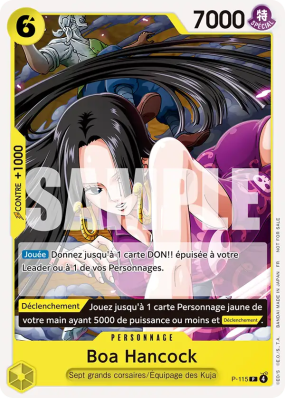 Carte One Piece Boa Hancock P-115 P PROMO 1