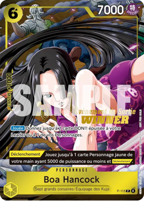 Carte One Piece Boa Hancock P-115 P PROMO 2