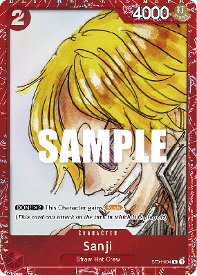 Carte One Piece Sanji ST01-004 C PROMO 2