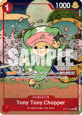 Carte One Piece Tony Tony Chopper ST01-006 C PROMO 4