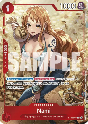 Carte One Piece Nami ST01-007 C PROMO 1
