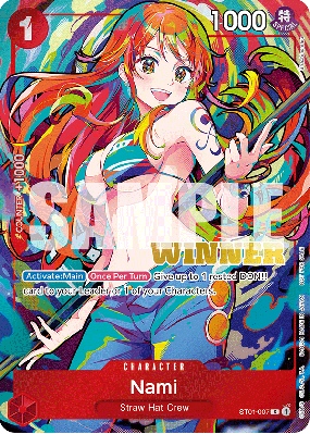 Carte One Piece Nami ST01-007 C PROMO 4