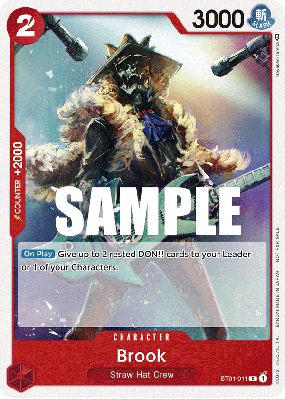 Carte One Piece Brook ST01-011 C PROMO 2