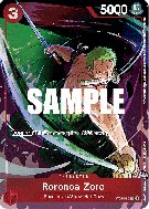 Carte One Piece Roronoa Zoro ST01-013 SR PROMO 2