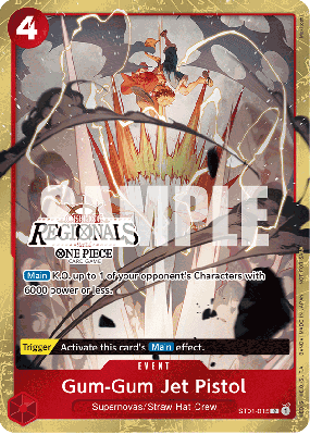 Carte One Piece Gum-Gum Jet Pistol ST01-015 C PROMO 1
