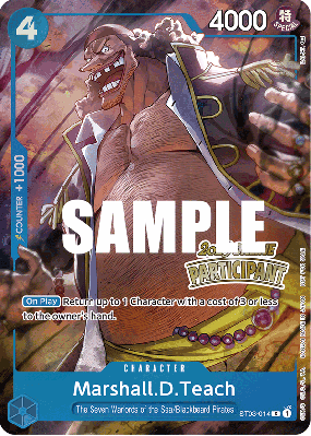 Carte One Piece Marshall D. Teach ST03-014 C PROMO