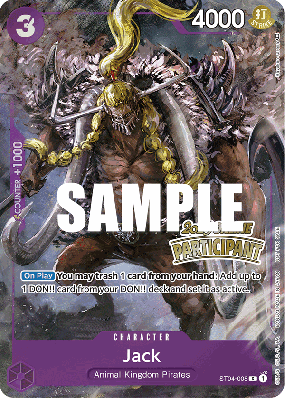 Carte One Piece Jack ST04-008 C PROMO 1