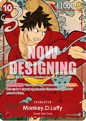 Carte One Piece Monkey D. Luffy ST10-006 SR PROMO 2