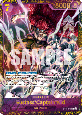 Carte One Piece Eustass"Captain"Kid ST10-013 SR PROMO 1
