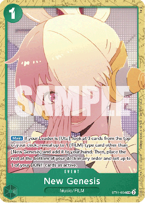 Carte One Piece New Genesis ST11-004 SR PROMO