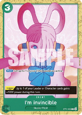 Carte One Piece I'm invincible ST11-005 C PROMO