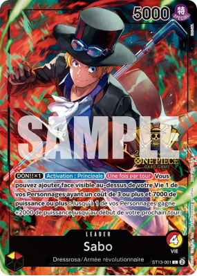 Carte One Piece Sabo ST13-001  PROMO