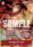 Carte One Piece Portgas D. Ace ST15-005 SR PROMO 2