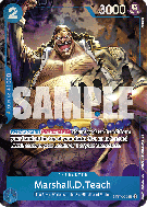 Carte One Piece Marshall D. Teach ST17-005 C PROMO