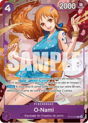 Carte One Piece O-Nami ST18-002 C PROMO