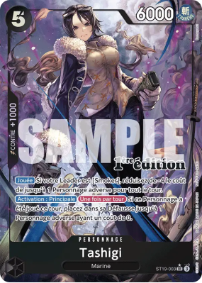 Carte One Piece Tashigi ST19-003 SR PROMO 2