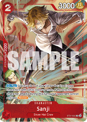 Carte One Piece Sanji ST21-003 C PROMO
