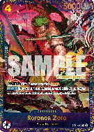 Carte One Piece Roronoa Zoro ST21-015 SR PROMO 1