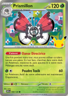 Carte Pokémon Prismillon 008/128 Commune 30ᵉ Anniversaire