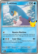 Carte Pokémon Lokhlass 017/128 Commune 30ᵉ Anniversaire
