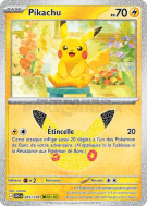Carte Pokémon Pikachu 025/128 Sans rareté 30ᵉ Anniversaire