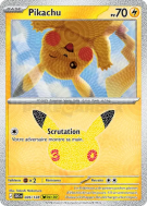 Carte Pokémon Pikachu 026/128 Sans rareté 30ᵉ Anniversaire