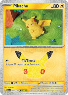 Carte Pokémon Pikachu 027/128 Sans rareté 30ᵉ Anniversaire