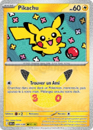 Carte Pokémon Pikachu 029/128 Sans rareté 30ᵉ Anniversaire