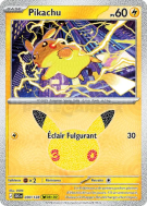 Carte Pokémon Pikachu 030/128 Sans rareté 30ᵉ Anniversaire